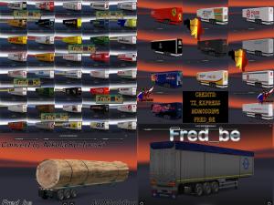 Мод Big Trailer Pack версия 11 для Euro Truck Simulator 2 (v1.27х)