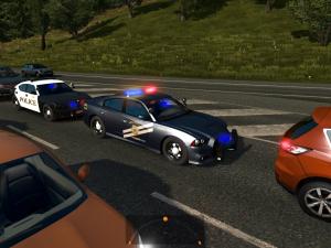 Мод USA Police Traffic версия 07.03.17 для Euro Truck Simulator 2 (v1.25.x, 1.26.x)