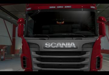 Мод Вымпел «Орёл» на лобовое стекло версия 1.0 для Euro Truck Simulator 2 (v1.40.x)