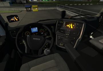 Мод Жёлтая подсветка для Iveco Hi-Way версия 1.0 для Euro Truck Simulator 2 (v1.33.x, 1.34.x)