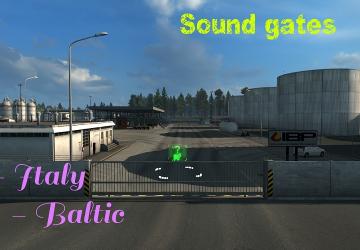Мод Звуки анимированных ворот версия 2.0 для Euro Truck Simulator 2 (v1.33.x)