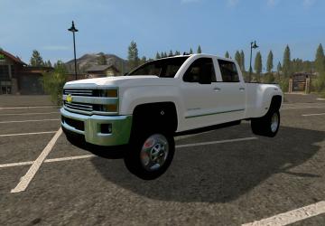 Мод 2015 Chevy Silverado 3500 версия 1.0.0.0 для Farming Simulator 2017 (v1.5.x)