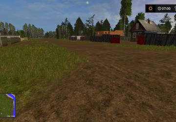 Карта  «Село 1 - Петропавловка» версия 1 для Farming Simulator 2017 (vFarming Simulator17)