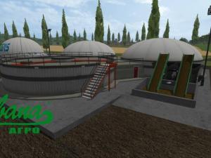 Мод Завод биогаза «Свапа Агро» версия 1.1.0 для Farming Simulator 2017 (v1.4.4)