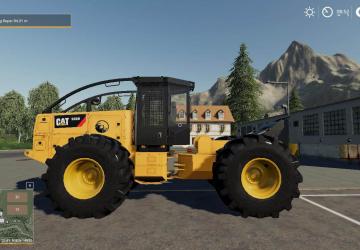 Мод Caterpillar 535D Winch Skidder версия 1.0 для Farming Simulator 2019 (v1.5.x)