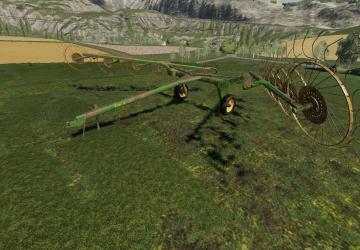 Мод Грабли колесно-пальцевые ГКП (Пак) версия 1.0 для Farming Simulator 2019 (vv1.6.x)