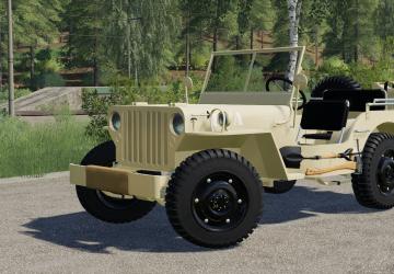 Мод Jeep Willys версия 1.0.0.0 для Farming Simulator 2019 (v1.7.x)