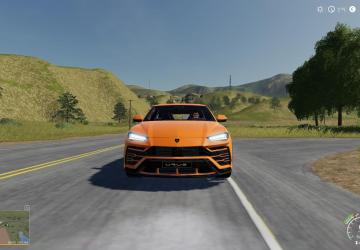 Мод Lamborghini Urus версия 1.0.0.0 для Farming Simulator 2019 (v1.4х)