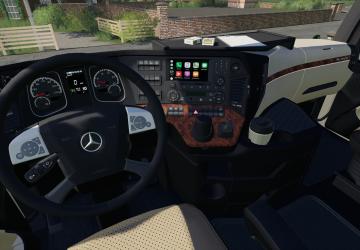 Мод Mercedes-Benz Actros MP4 версия 1.0.0.0 для Farming Simulator 2019 (v1.7x)