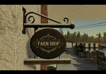 Мод Placeable Farm Shop версия 1.1 для Farming Simulator 2019 (v1.5.1.0)
