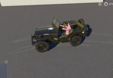 Мод Willys Jeep версия 1.0 для Farming Simulator 2019 (v1.3.x)