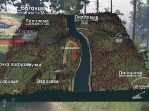 Карта «река Боровушка» версия 1.0 для SpinTires (v03.03.16)