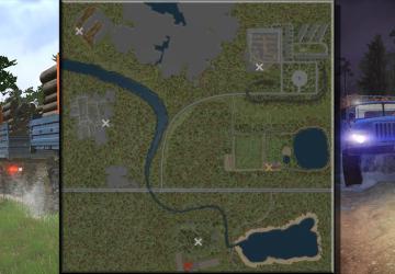 Карта «Лесной район 4» версия 1.3 для Spintires: MudRunner (v10.06.19)