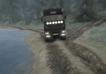Карта «The first map for this version of the game» v24.04.22 для Spintires: MudRunner (v25.02.21)