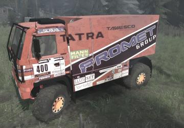 Мод Tatra 815 4x4 Dakar версия 10.04.18 для Spintires: MudRunner (v18/03/06)